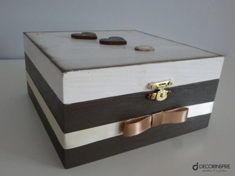 Dekoracyjne pudełka drewniane pudełka brązowe