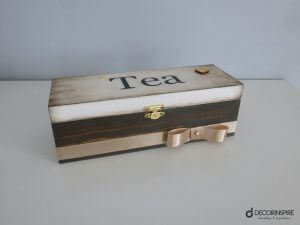 Dekoracyjne pudełko na herbatę